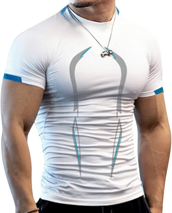 T-Shirts de Sport à Séchage Rapide pour Hommes