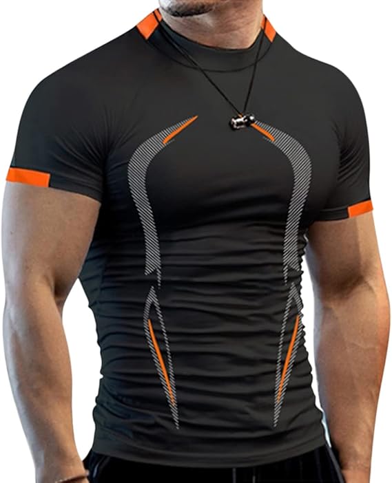 T-Shirts de Sport à Séchage Rapide pour Hommes