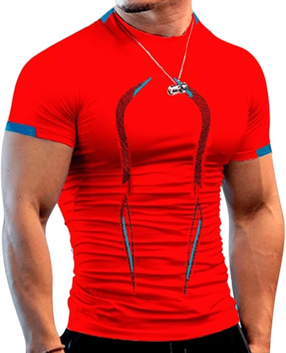 T-Shirts de Sport à Séchage Rapide pour Hommes