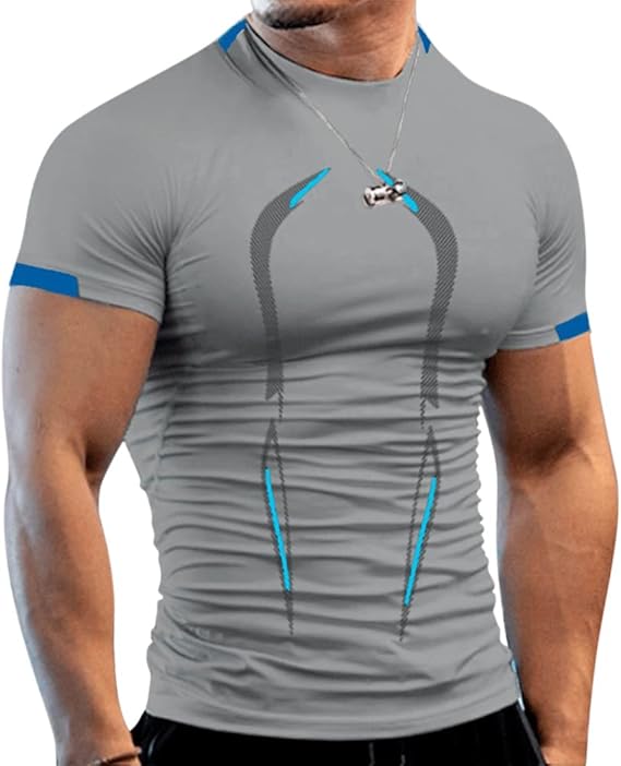 T-Shirts de Sport à Séchage Rapide pour Hommes