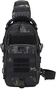 Petit sac à bandoulière tactique avec compartiment