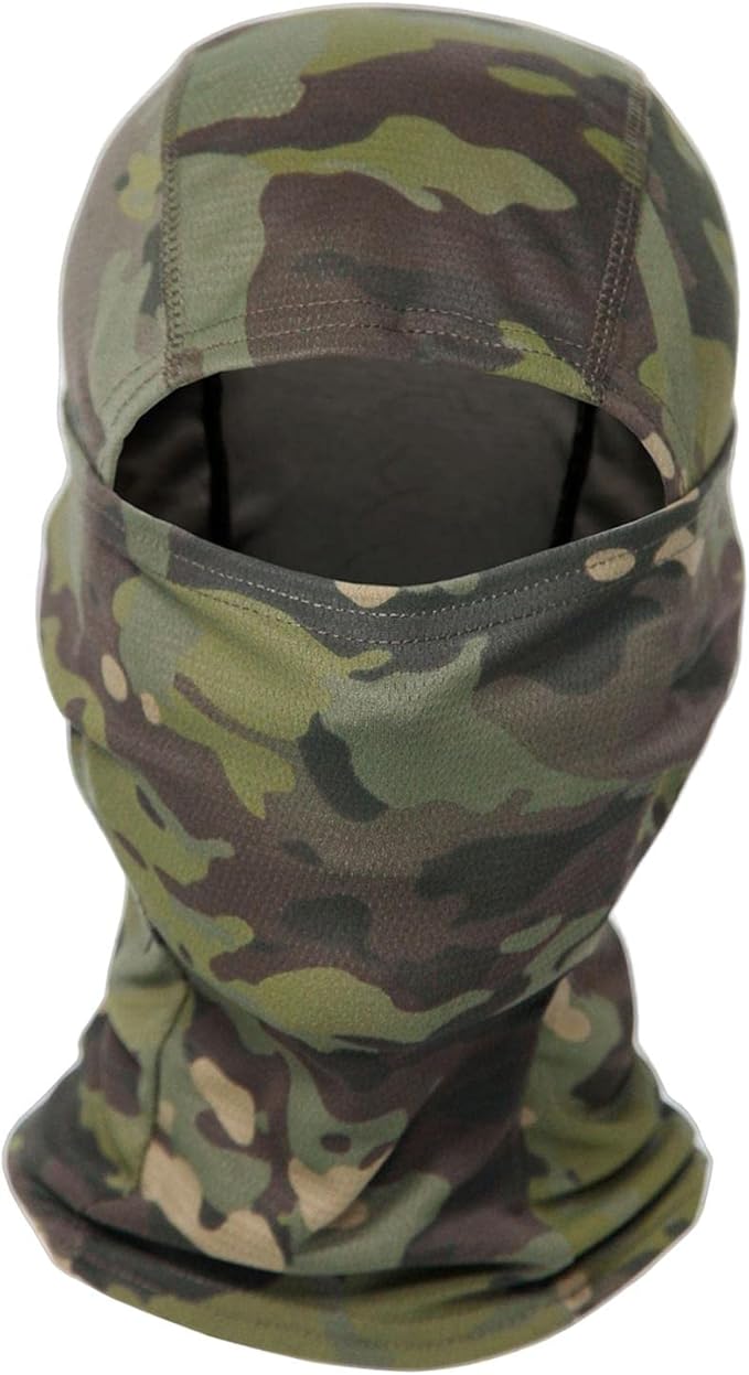 Cagoule Masque Visage pour Homme Femme Masque Tactique