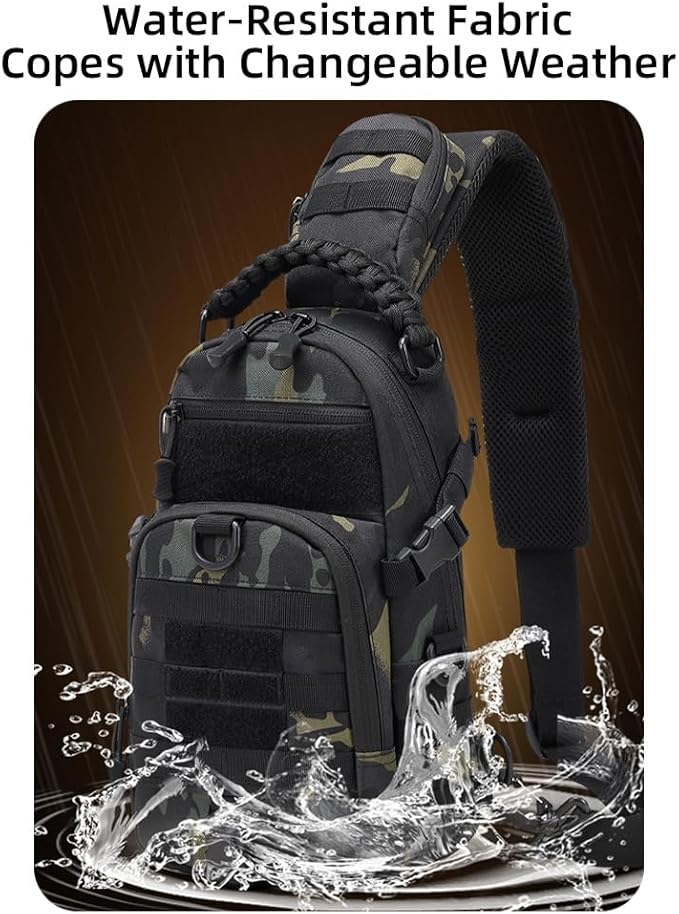 Petit sac à bandoulière tactique avec compartiment